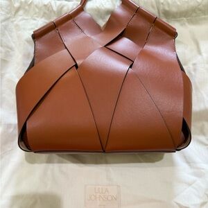 Ulla Johnson Tan Woven Shoulder Bag